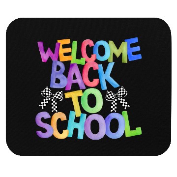Discover Welcome Back to School Coquette Bow Design Mouse Pads