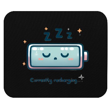 Discover “Currently Recharging…” Battery Icon Mouse Pads