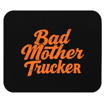 Discover pulp fiction-"Bad motherTrucker" Mouse Pads