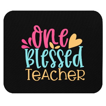 Discover one blessed teacher 01 Mouse Pads