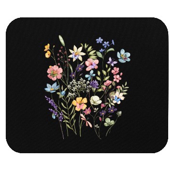 Discover Vibrant Wildflower Bouquet Mouse Pads