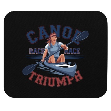 Discover canoe race triumph Mouse Pads