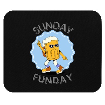 Discover Sunday Funday. Mouse Pads