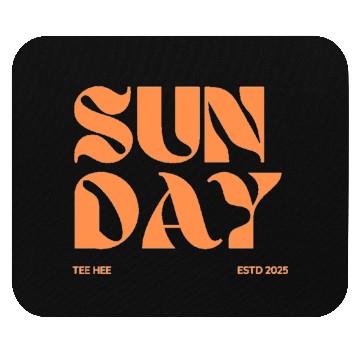Discover Retro sunday vibes Mouse Pads