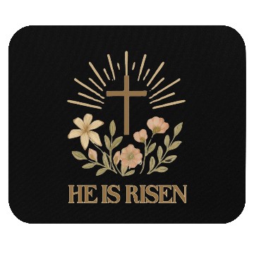 Discover He is Risen Mouse Pads