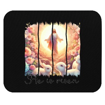 Discover Easter Day Jesus He is risen Mouse Pads