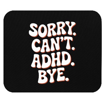 Discover Funny Adhd Awareness Mouse Pads