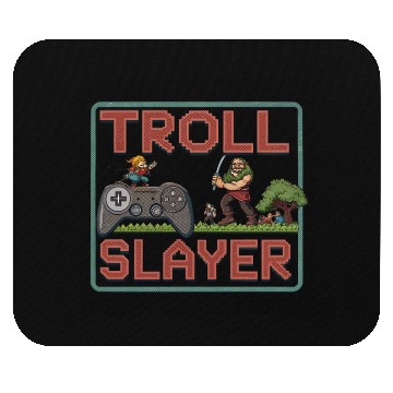 Discover Troll Slayer Vintage Fantasy Game Mouse Pads