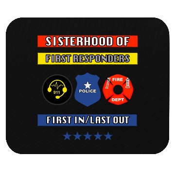 Discover First Responder Pickleball Mouse Pads
