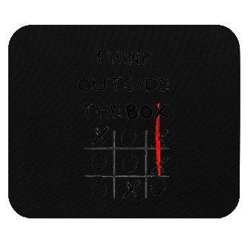 Discover THINK OUTSIDE THE BOX |Creative Minimalist Mouse Pads