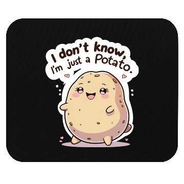 Discover I don't know, I'm just a potato Mouse Pads