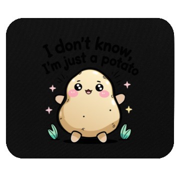 Discover I don't know, I'm just a potato Mouse Pads