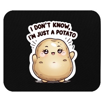 Discover I don't know, I'm just a potato Mouse Pads