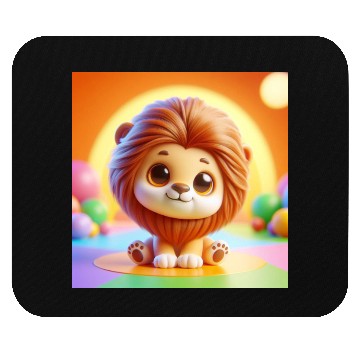 Discover Cute Lion Mouse Pads