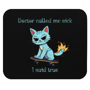 Discover Doctor called me sick I said true Mouse Pads