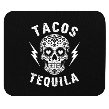 Discover Tacos Tequila & Skull Vibes Mouse Pads