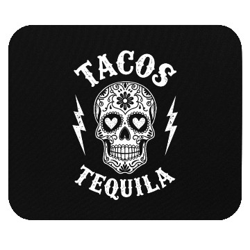 Discover Tacos Tequila & Skull Vibes Mouse Pads