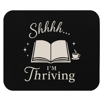 Discover Library Nerd Book Lover Introvert Quiet Life Mouse Pads