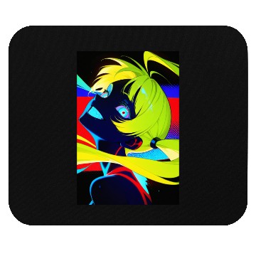 Discover Neon Cyberpunk Anime Aesthetic Mouse Pads