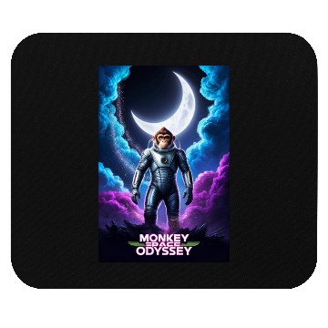 Discover monkey space Mouse Pads