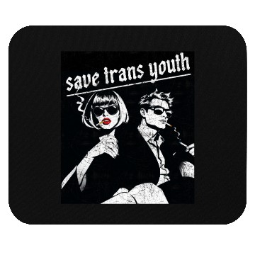 Discover Save trans youth classic vintage Mouse Pads
