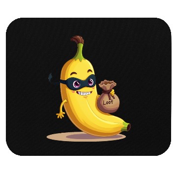 Discover A sneaky banana Mouse Pads