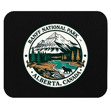Discover Banff National Park Alberta Canada Mouse Pads