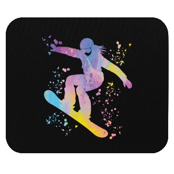 Discover Snowboarder Snowboard Snowboarding Mouse Pads