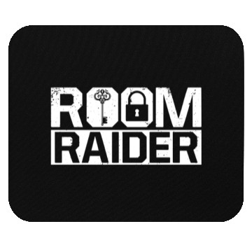 Discover Escape Room Room Raider Mouse Pads
