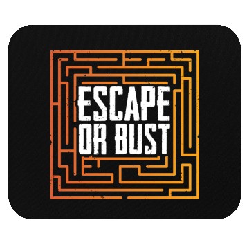 Discover Escape Room Escape Or Bust Mouse Pads