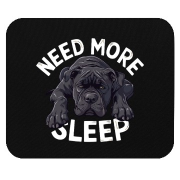 Discover Need More Sleep Lazy Dog Design for Dog Lovers Mouse Pads