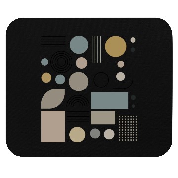 Discover Earth Tones Geometry Mouse Pads