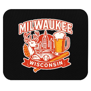 Discover Milwaukee Wisconsin Mouse Pads
