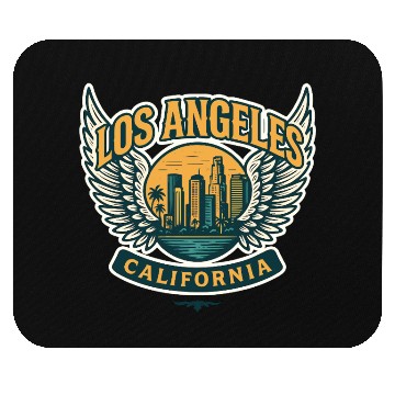 Discover Los Angeles California Mouse Pads