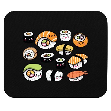 Discover Kawaii sushi Mouse Pads