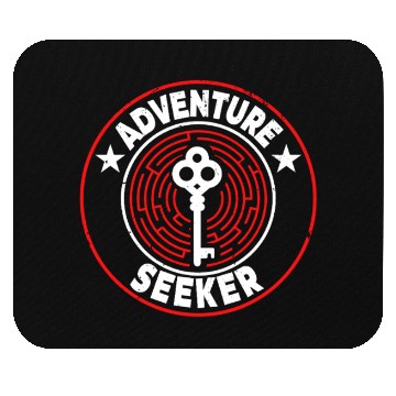 Discover Escape Room Adventure Seeker Mouse Pads