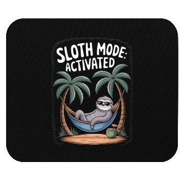 Discover Funny Sloth, Relaxing Sloth Graphic Mouse Pads, Cool