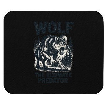 Discover Wolf - The Ultimate Predator Mouse Pads