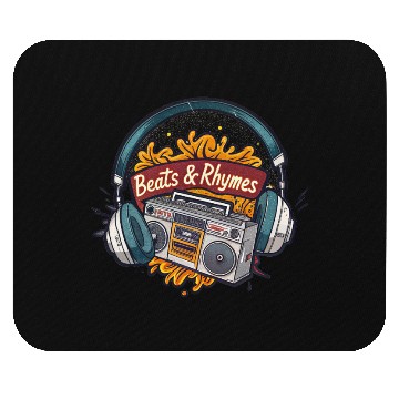 Discover Beats & Rhymes Graffiti Mouse Pads – Classic Hip-Hop