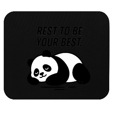 Discover Resting Panda – Inspirational Illustration Mouse Pads