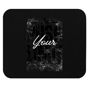Discover Black and White Gym Motivational Mouse Pads Design