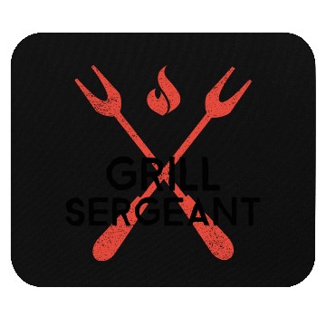 Discover Grill sergeant American chef Mouse Pads