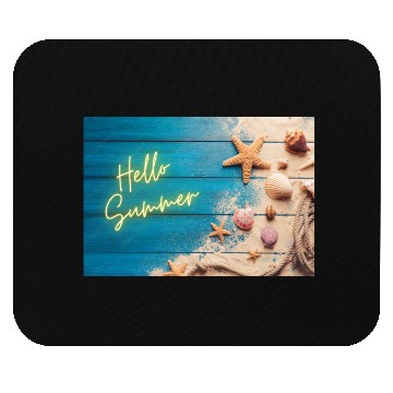 Discover Hello Summer 2025 Mouse Pads – Beach Vibes & Neon Glow