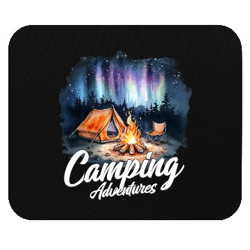 Discover Camping Adventures Mouse Pads