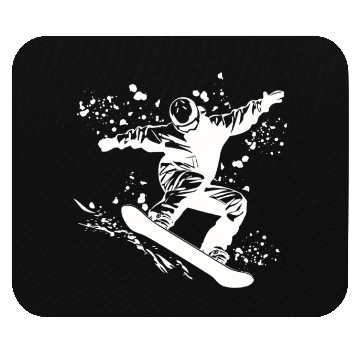 Discover Snowboarder Snowboard Snowboarding Mouse Pads