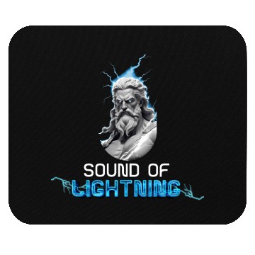 Discover "Lightning God Zeus Mouse Pads – Epic Mythology