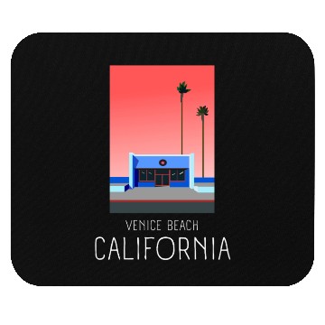 Discover Retro Venice Beach California Mouse Pads