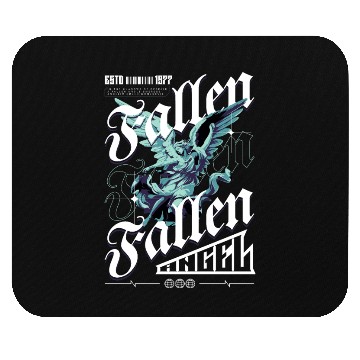 Discover Fallen Angel Mouse Pads Illustration