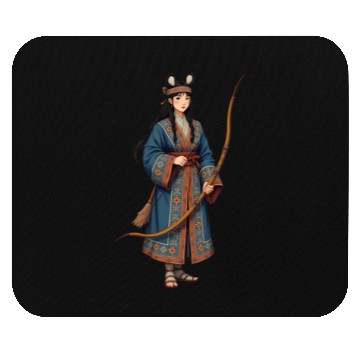 Discover Cultural Warrior | chibi |Archery Mouse Pads