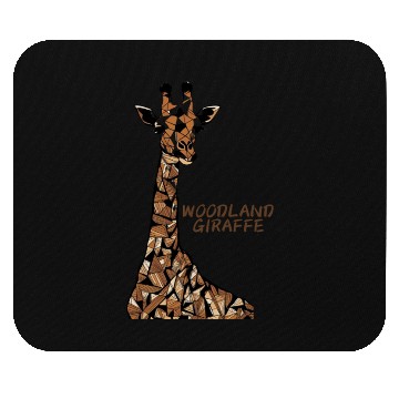 Discover WOODLAND GIRAFFE Mouse Pads